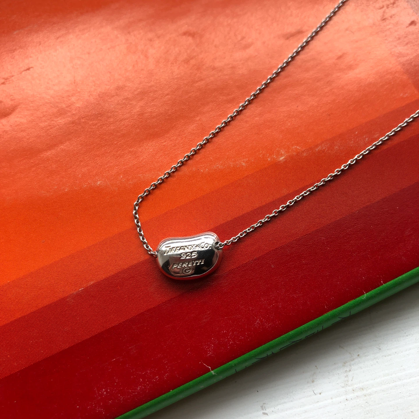 Tiffany Sterling Silver Beans Necklace - photo 5