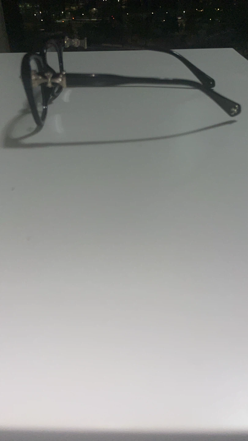 Black/Silver Chrome Heart Glasses - photo 2