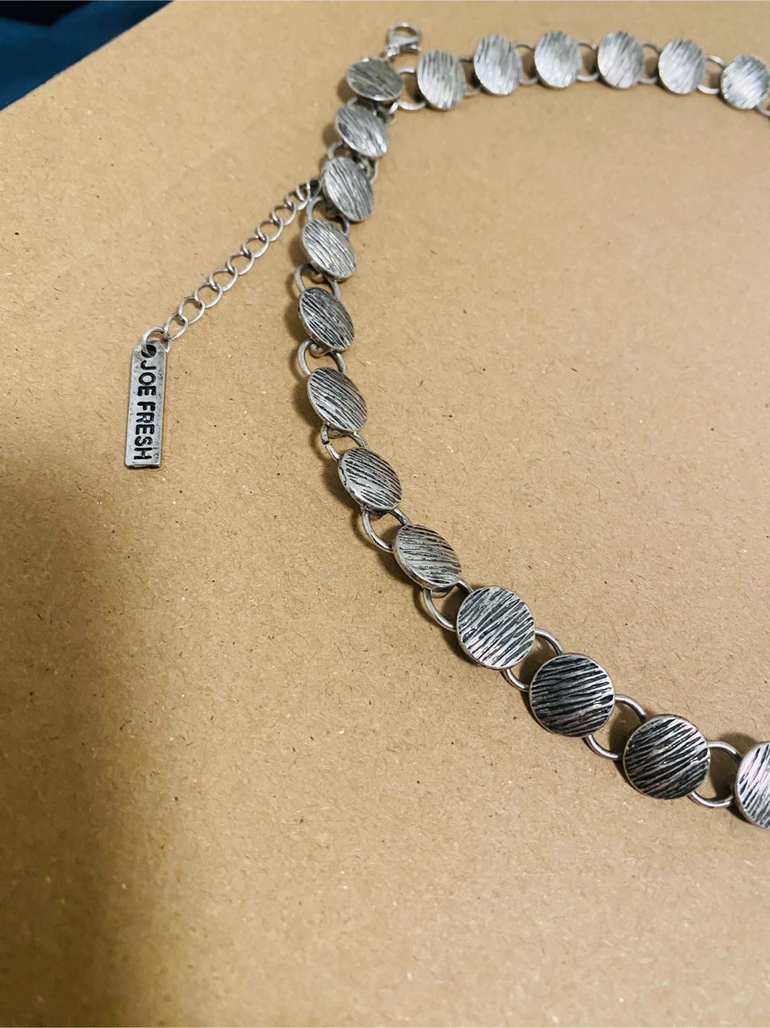 New (Unused ) Joe Fresh Silver Tone Layered Necklace - photo 2