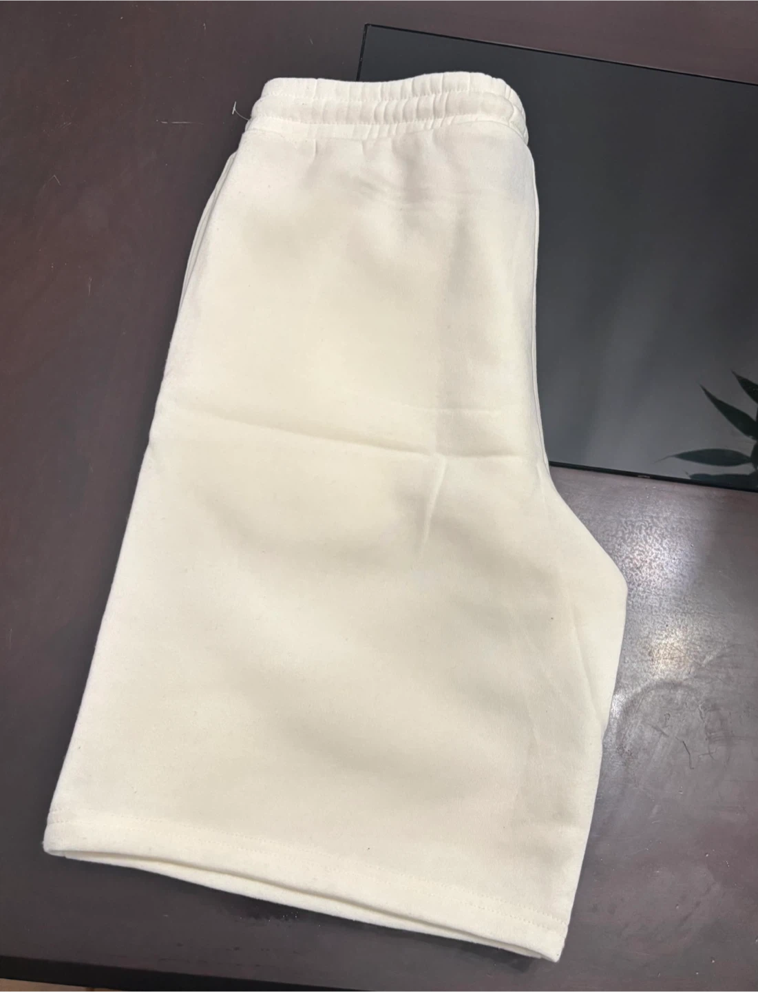 Rudolph Sportswear Cream Sweat Shorts - XL - photo 2