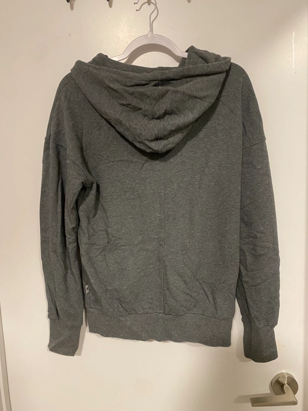 Grey Zip-Up Hoodie - Size S - photo 2