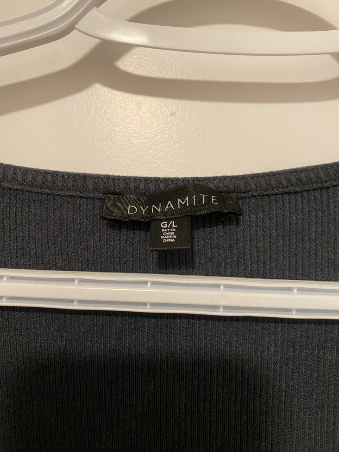 Dynamite Long Sleeve Ribbed Crop Top - photo 4