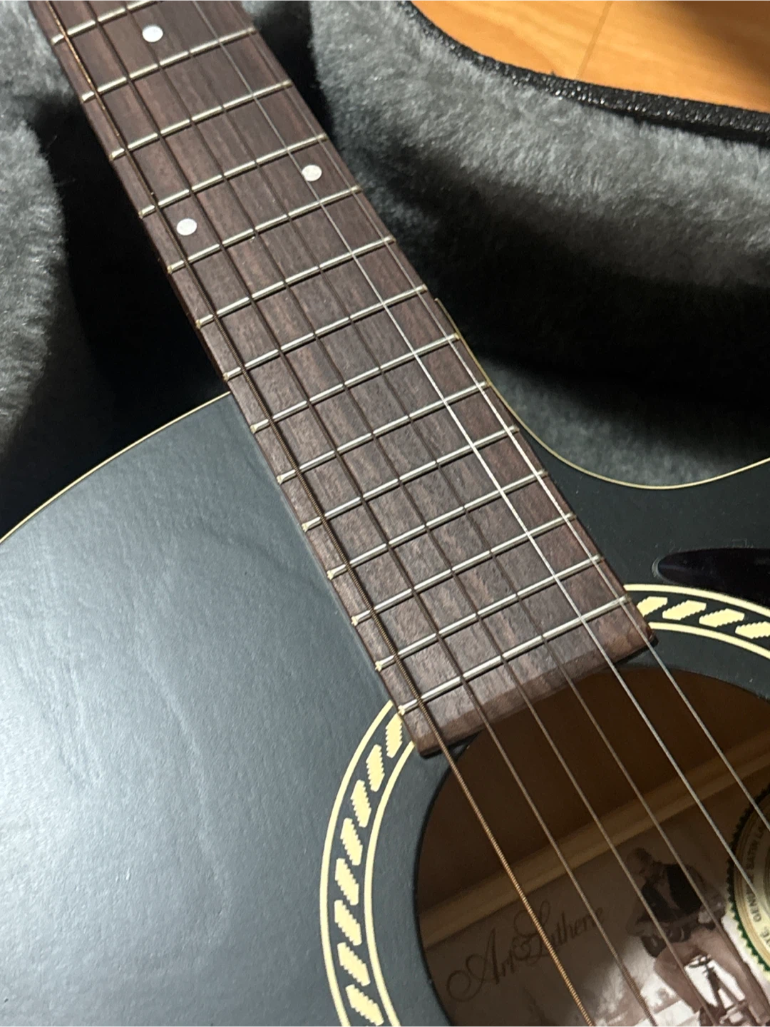 Art & Lutherie "Wild Cherry CW" Acoustic Guitar - Black - photo 4
