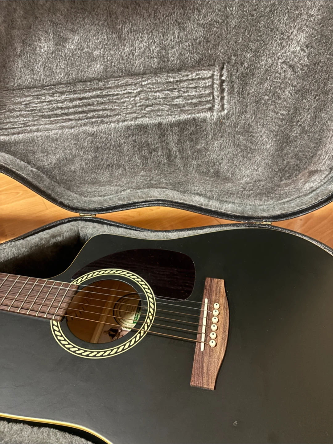 Art & Lutherie "Wild Cherry CW" Acoustic Guitar - Black - photo 5