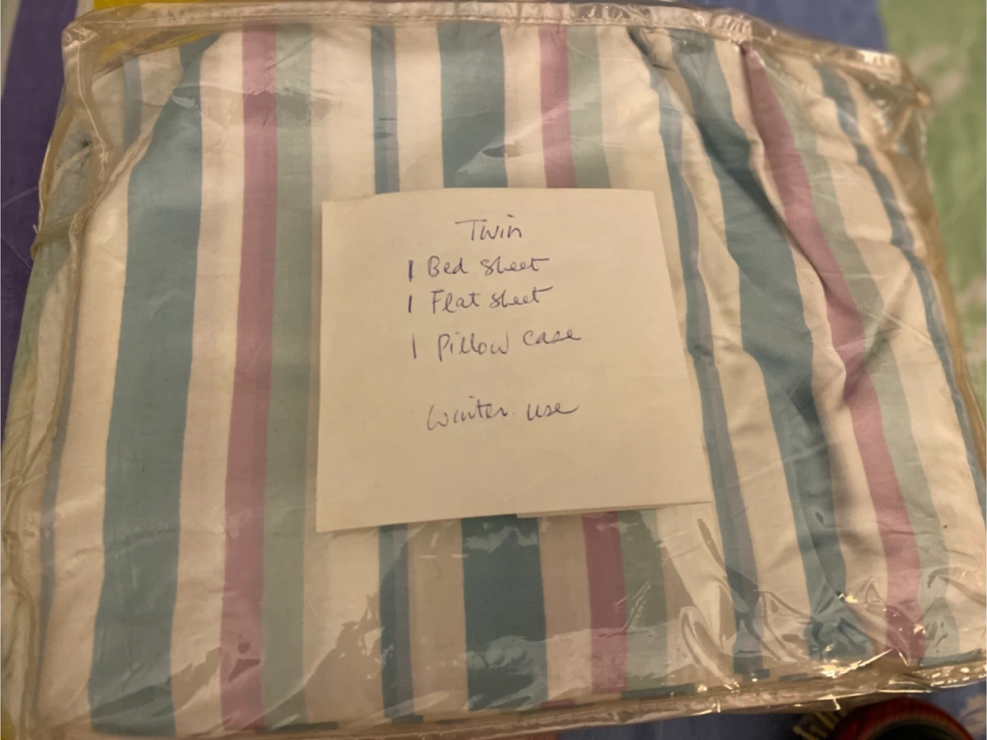Twin Bed Sheet Set with Pillow Case