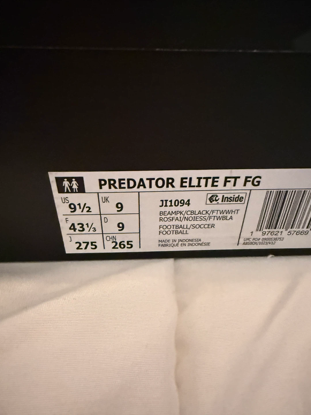 Adidas Predator Elite FT FG Football/Soccer Cleats Pink - photo 4
