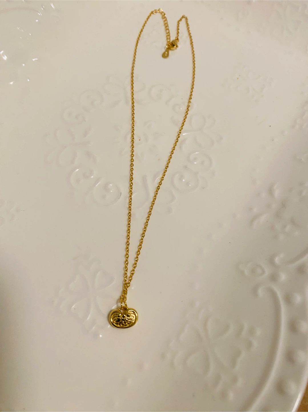 New (Unused) Sterling Silver 925 Marked Necklace with Pendant