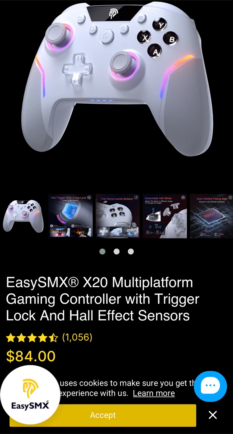 EasySMX® X20 Multiplatform Gaming Controller - photo 4