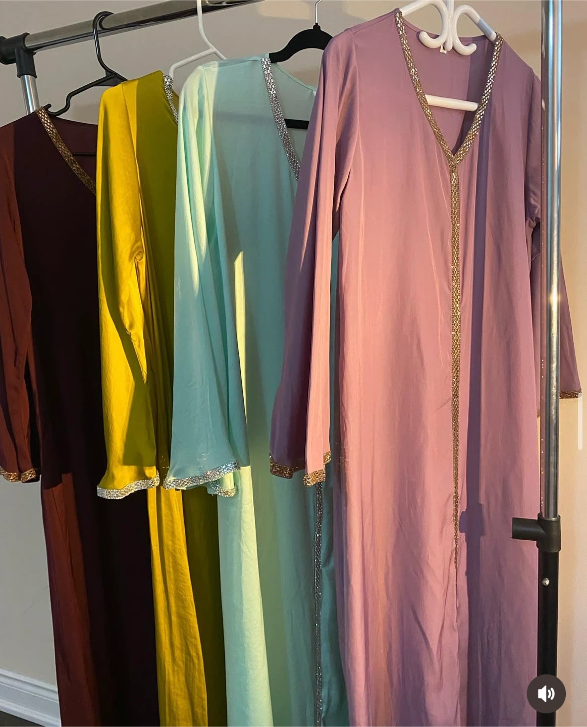 Long Sleeve Kaftan Dress