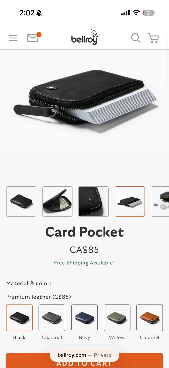 Bellroy Card Pocket - photo 2