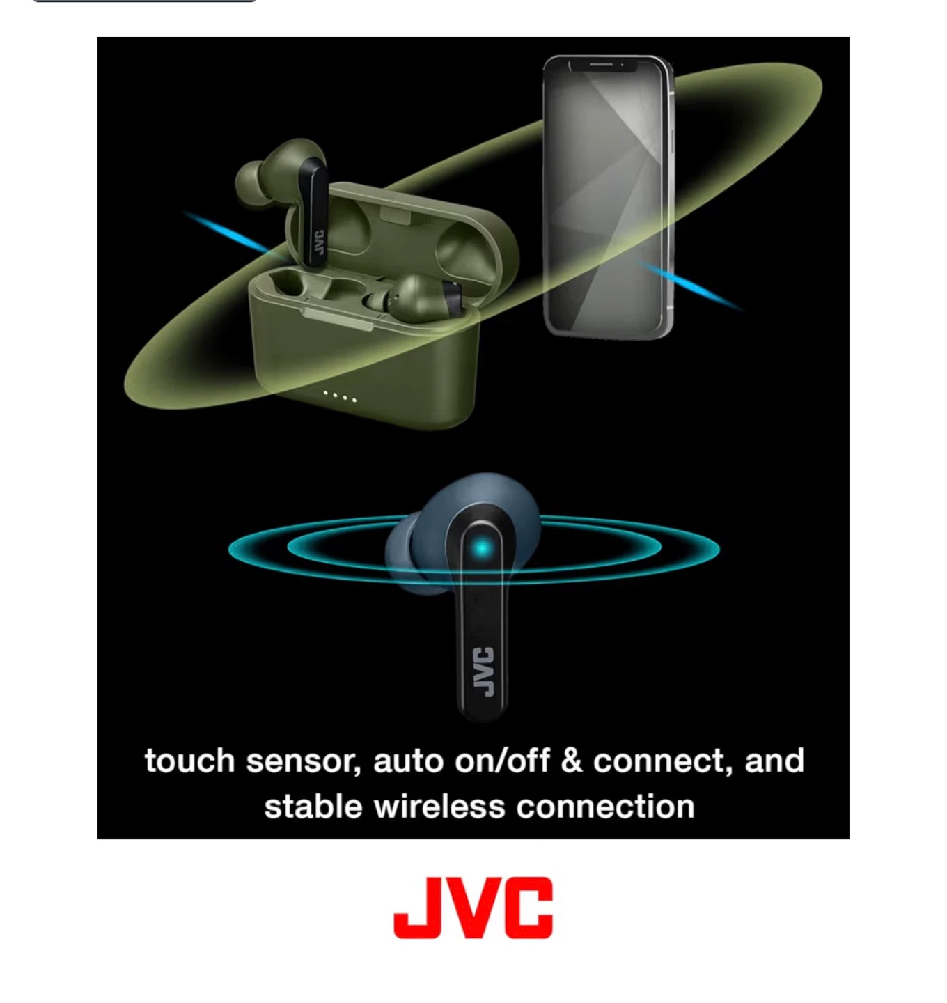 NIB JVC RIPTIDZ True Wireless Headphones, IPX5, Bluetooth 5.1 - photo 5