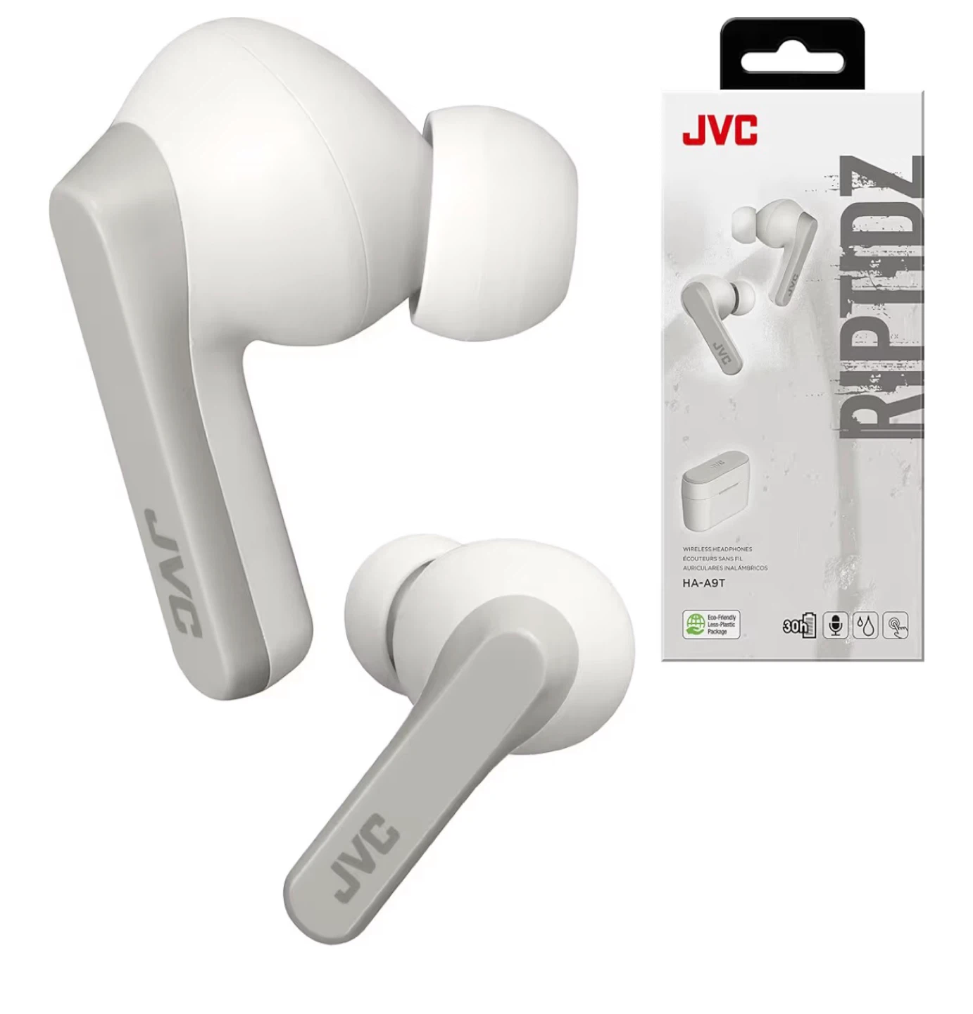 NIB JVC RIPTIDZ True Wireless Headphones, IPX5, Bluetooth 5.1 - photo 2