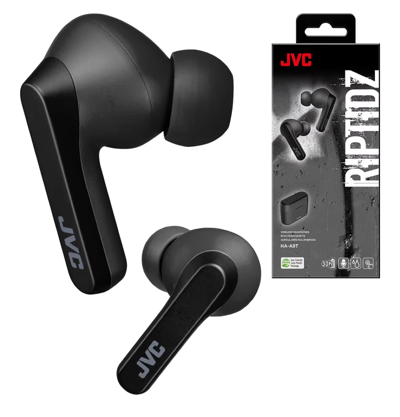 NIB JVC RIPTIDZ True Wireless Headphones, IPX5, Bluetooth 5.1