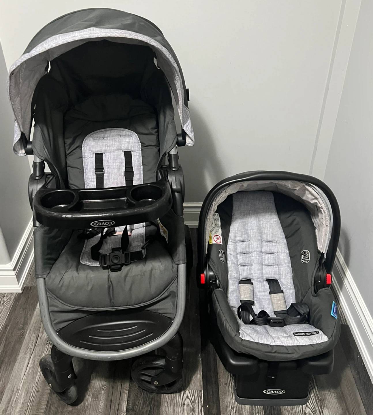 Graco FastAction SE Travel System – Stroller + Infant Car Seat