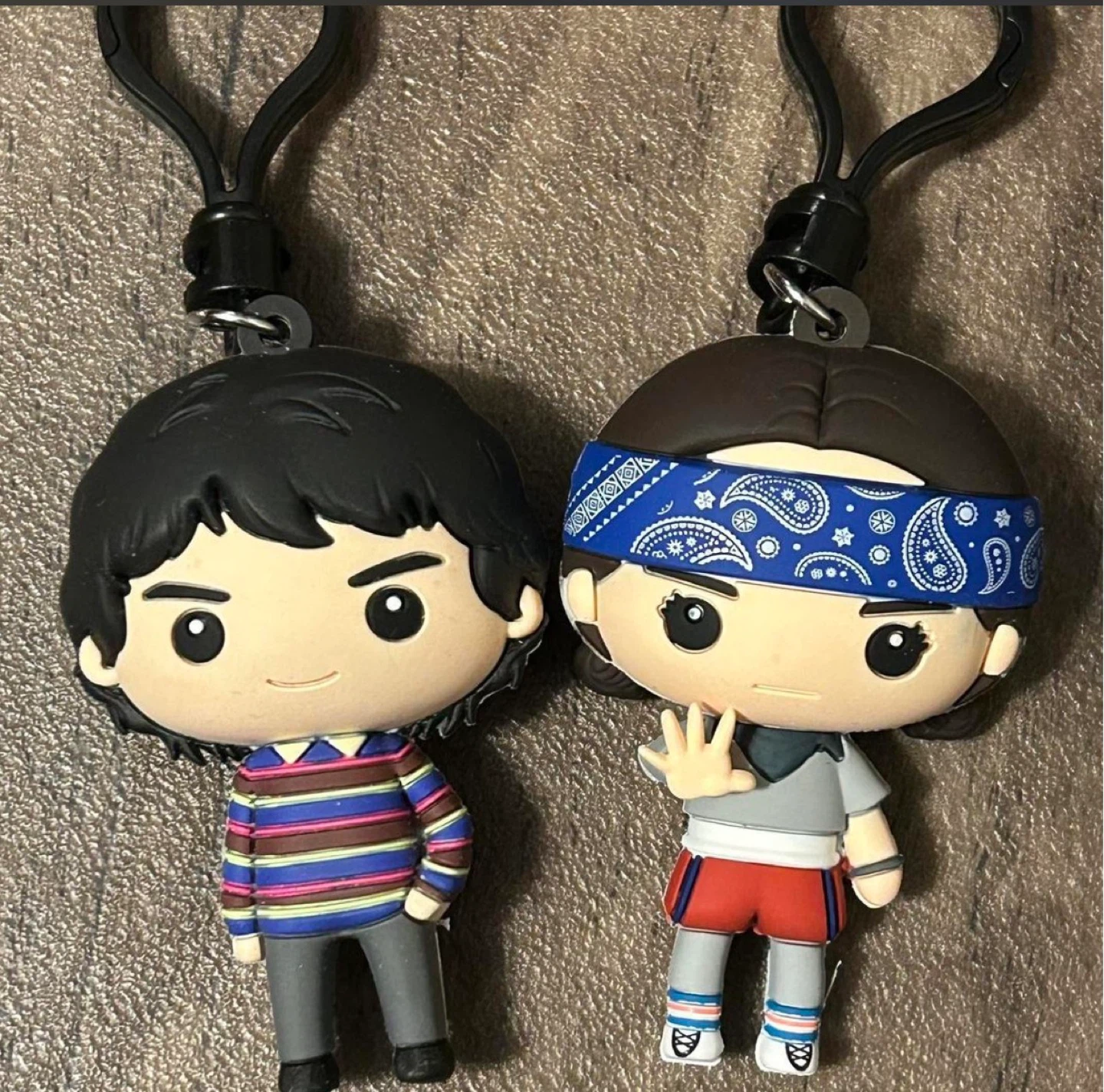 Stranger Things Keychains - Mike Wheeler & Eleven Hopper