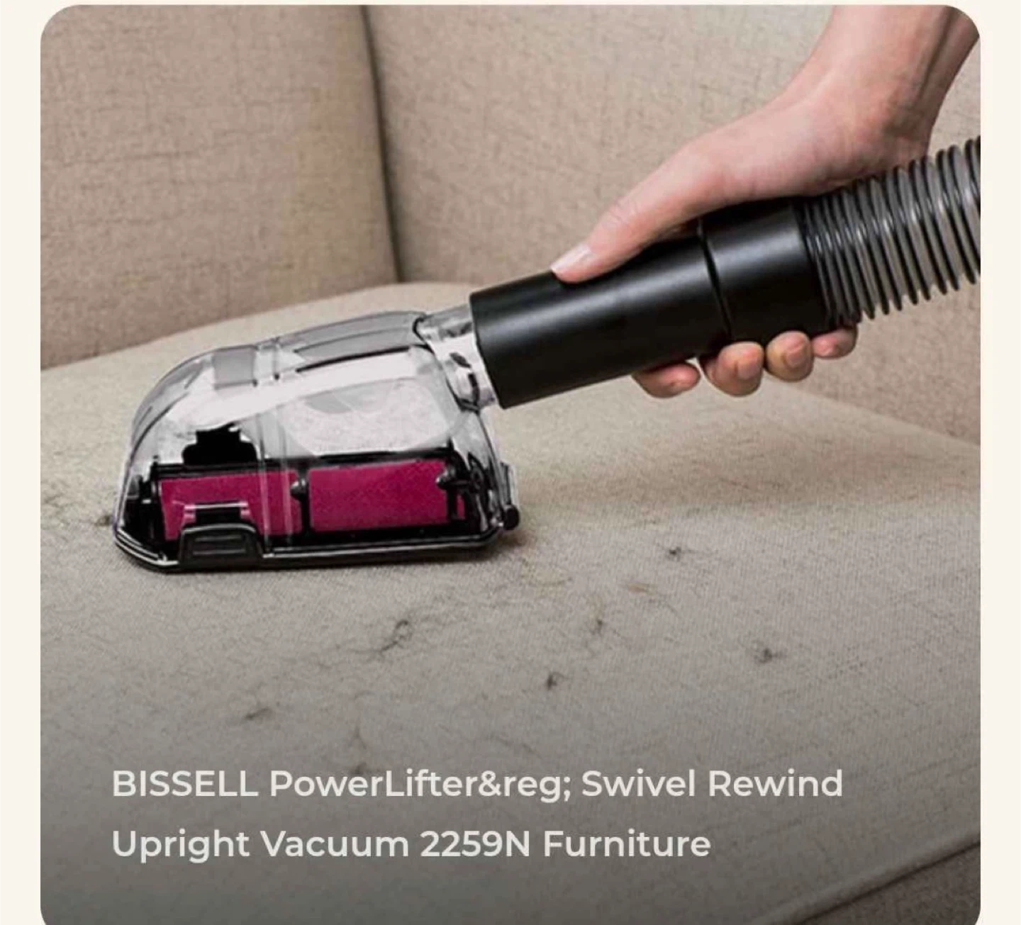 BISSELL PowerLifter Swivel Rewind Upright Vacuum 2259N - photo 2