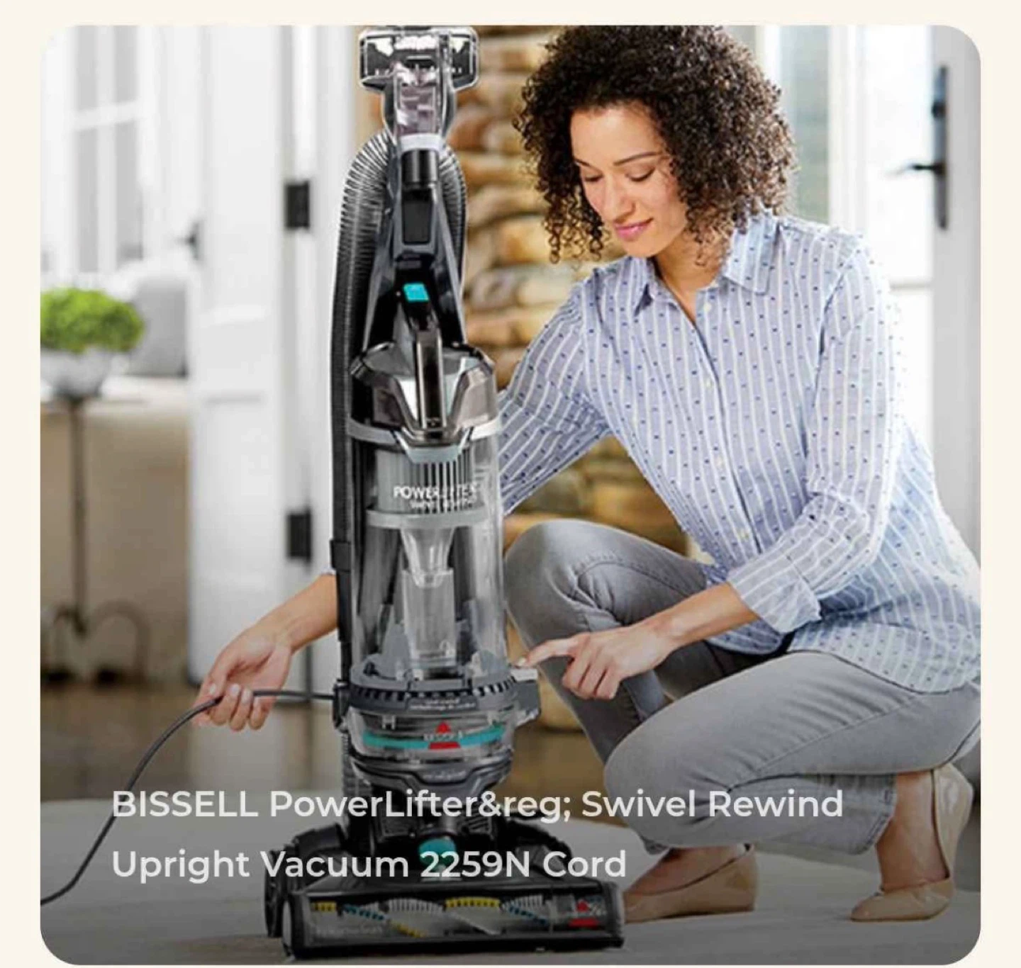 BISSELL PowerLifter Swivel Rewind Upright Vacuum 2259N - photo 4