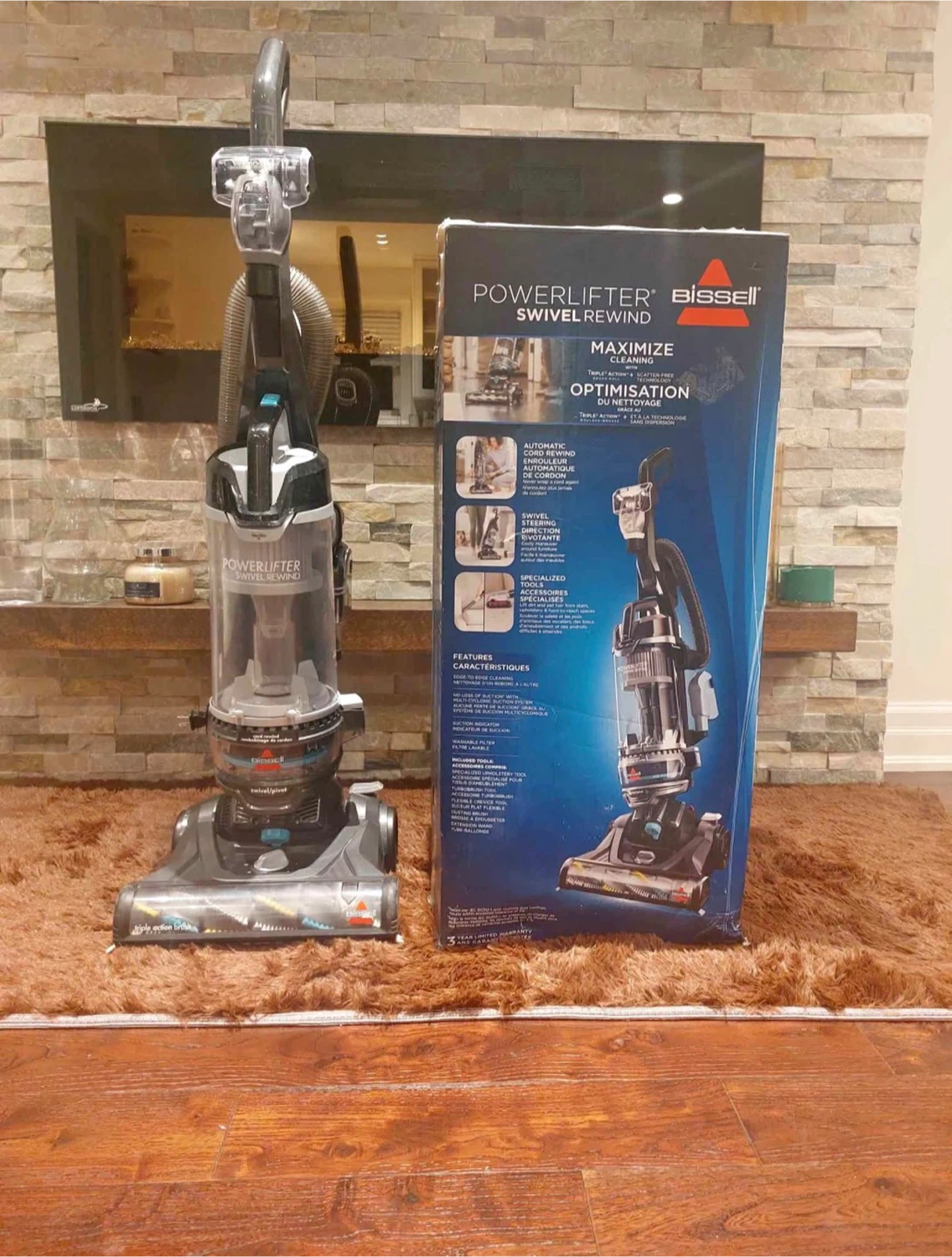 BISSELL PowerLifter Swivel Rewind Upright Vacuum 2259N