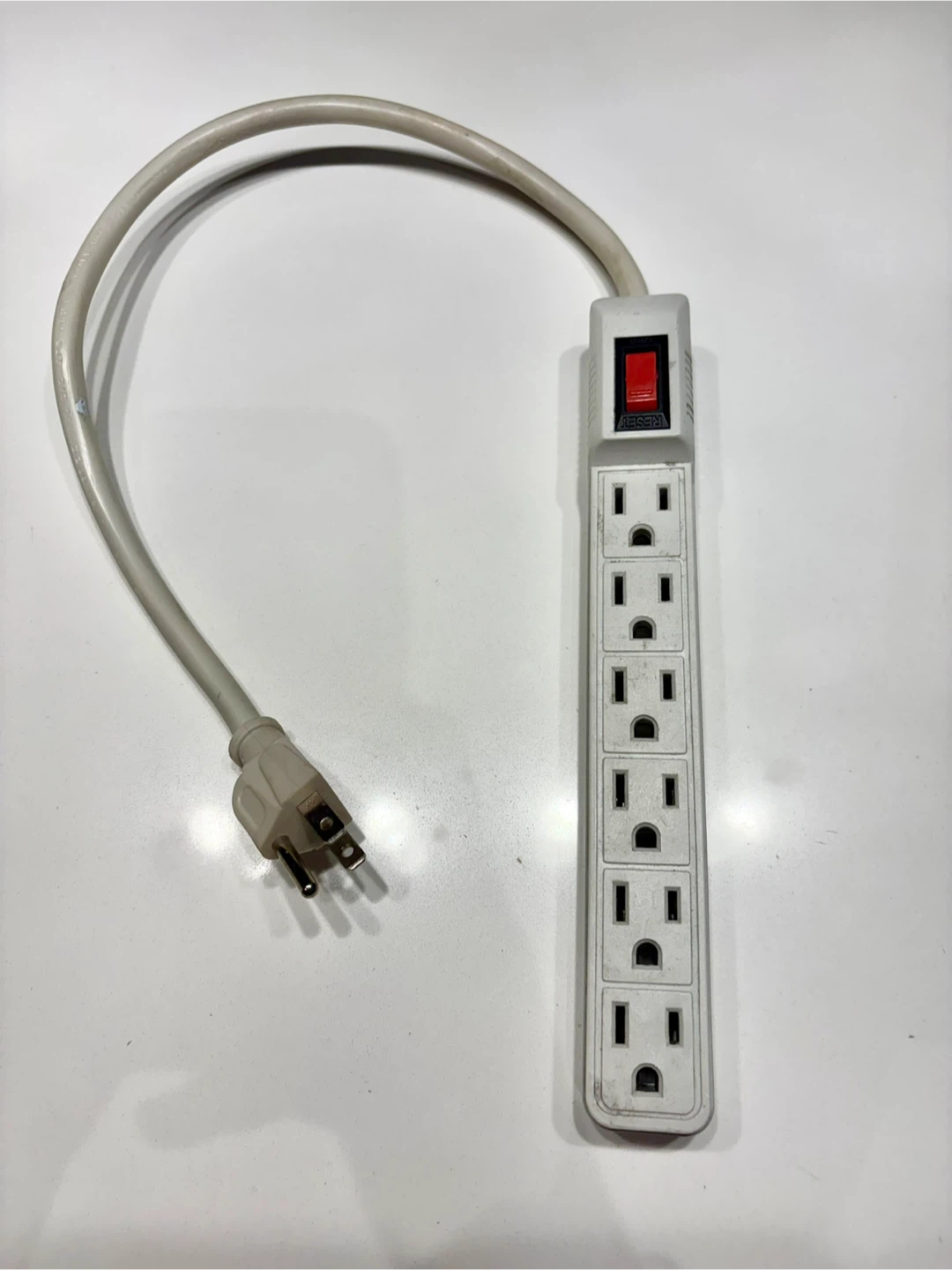 6-Outlet Power Strip with Surge Protector