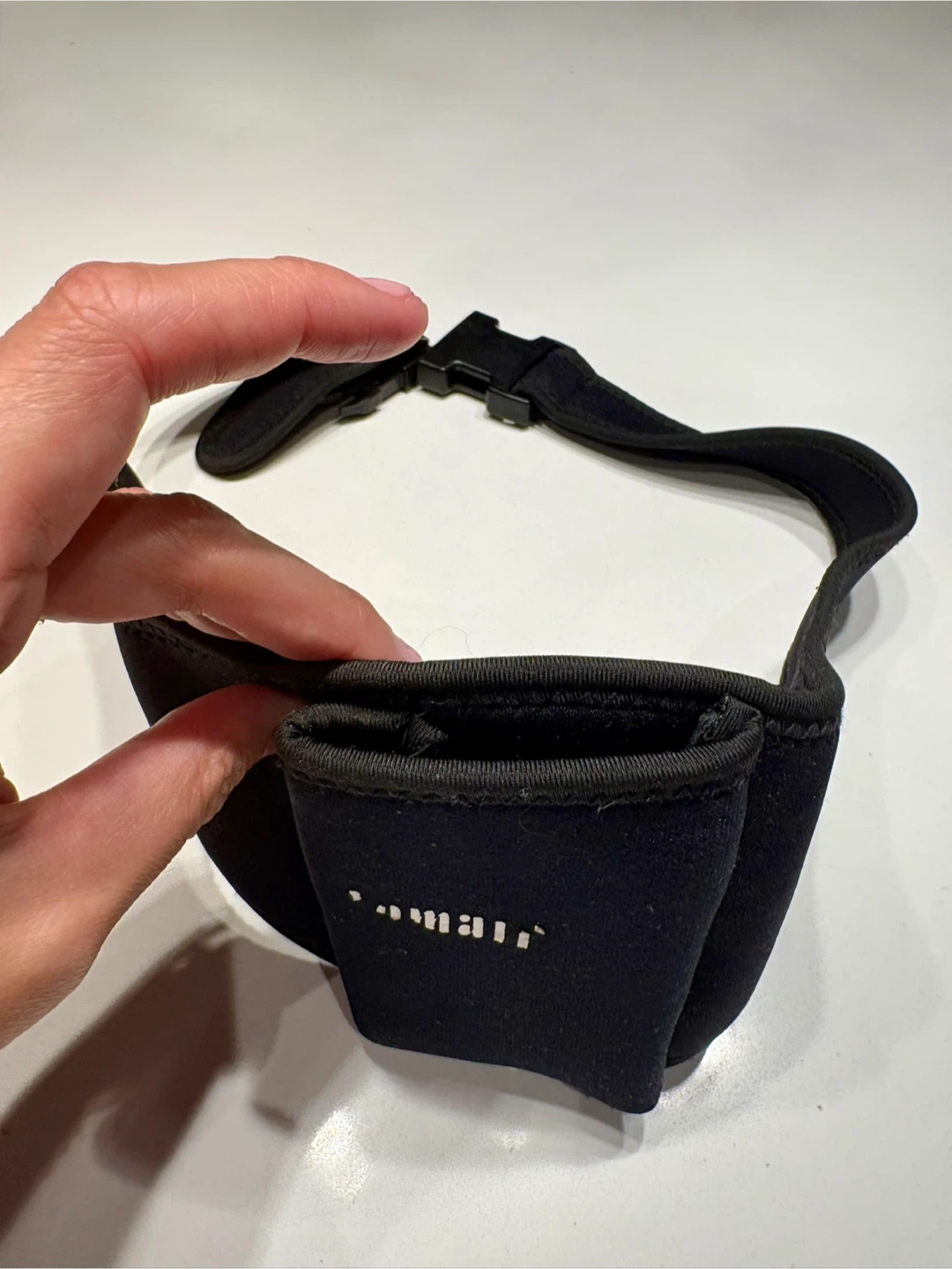 Black Neoprene Waist Pouch Belt for Running - photo 2