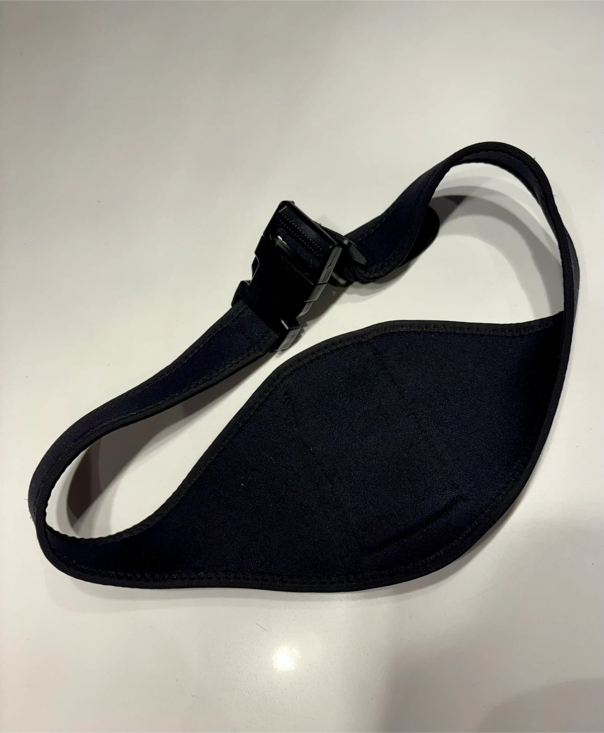 Black Neoprene Waist Pouch Belt for Running - photo 3