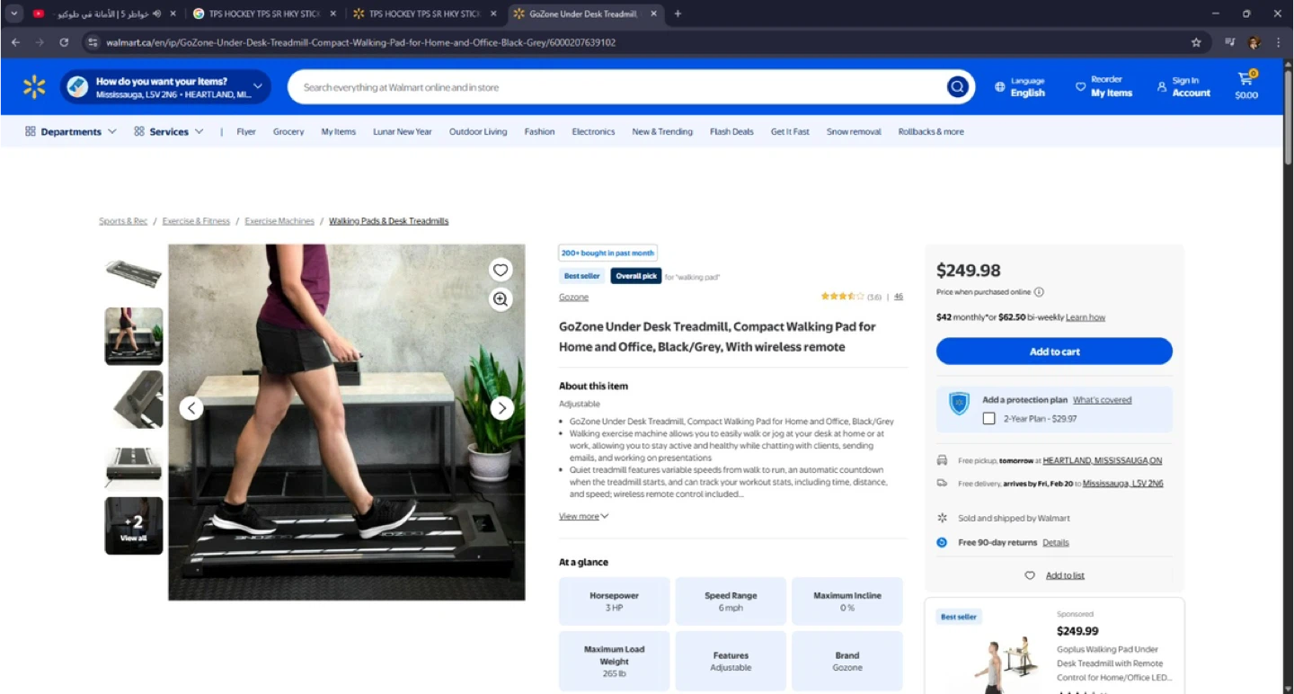 GoZone Compact Walking Pad Treadmill - photo 2