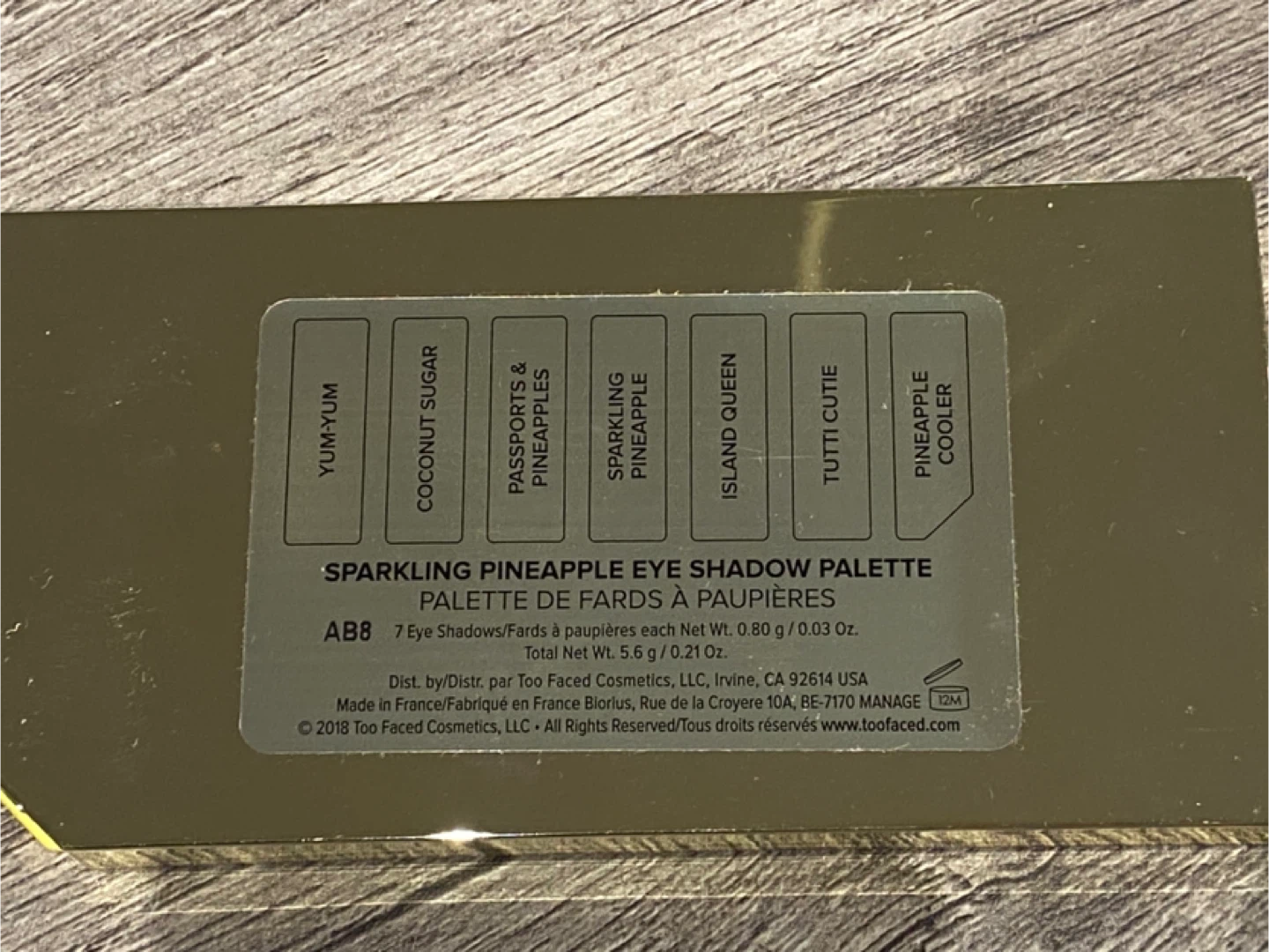 Too Faced Sparkling Pineapple Eye Shadow Palette - photo 3
