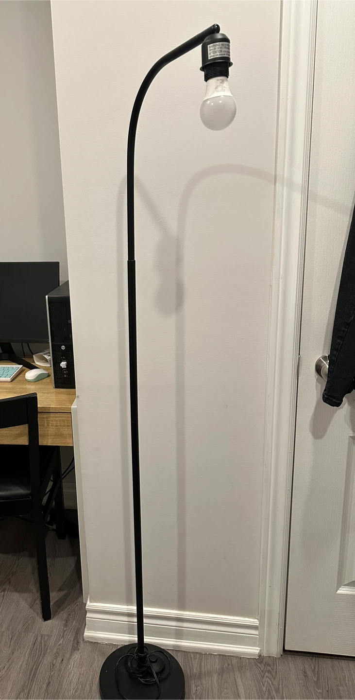 Black Arc Floor Lamp