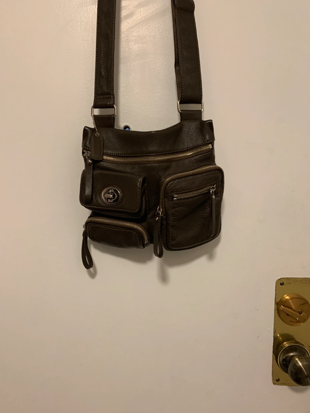 DANIER Crossbody Bag - Brown Leather - photo 2