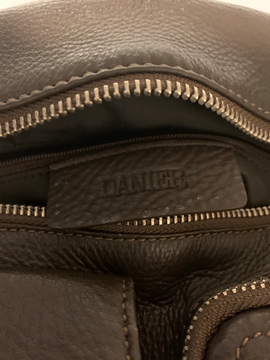 DANIER Crossbody Bag - Brown Leather - photo 5