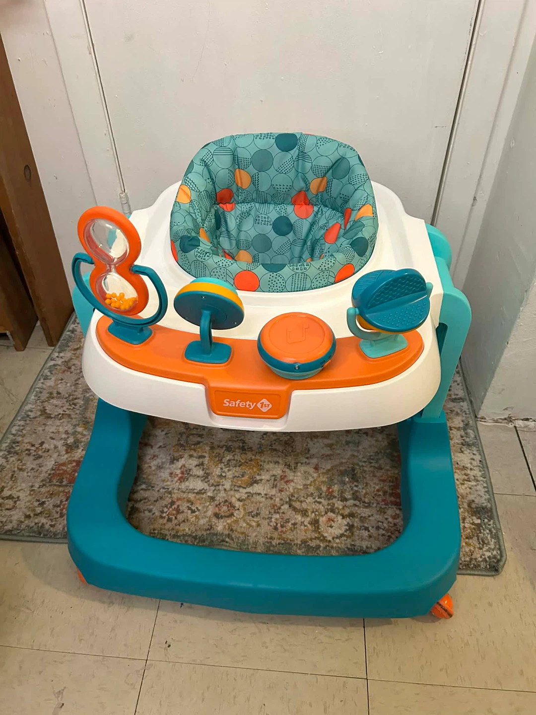 Baby walker makes music