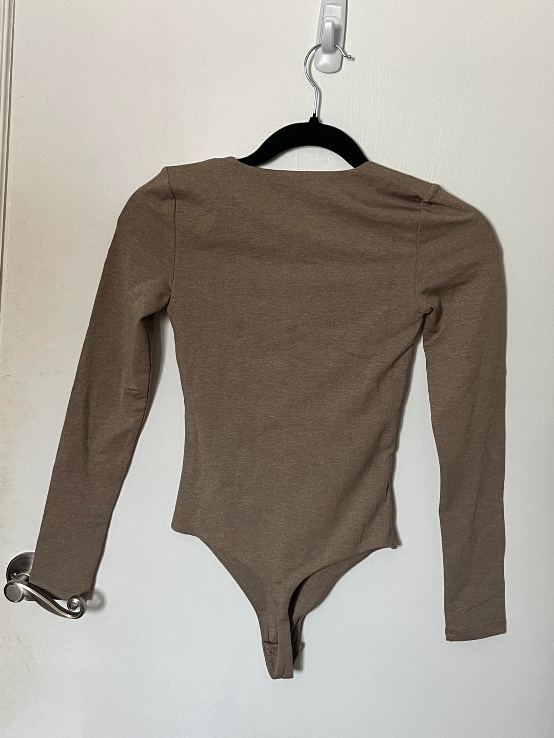 Aritzia Taupe Contour Long Sleeve Bodysuit - photo 4