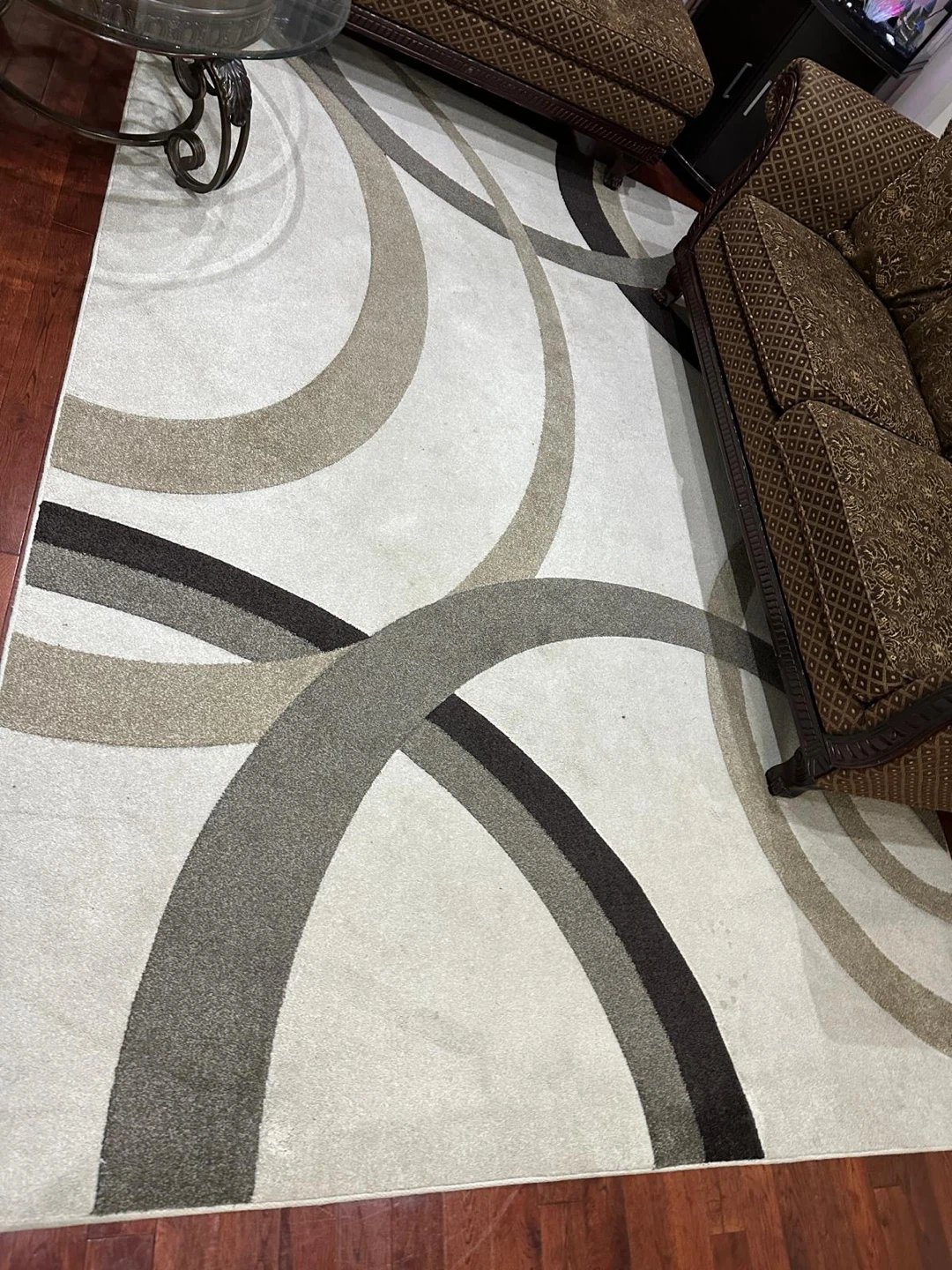 Modern Abstract Swirl Area Rug - photo 3