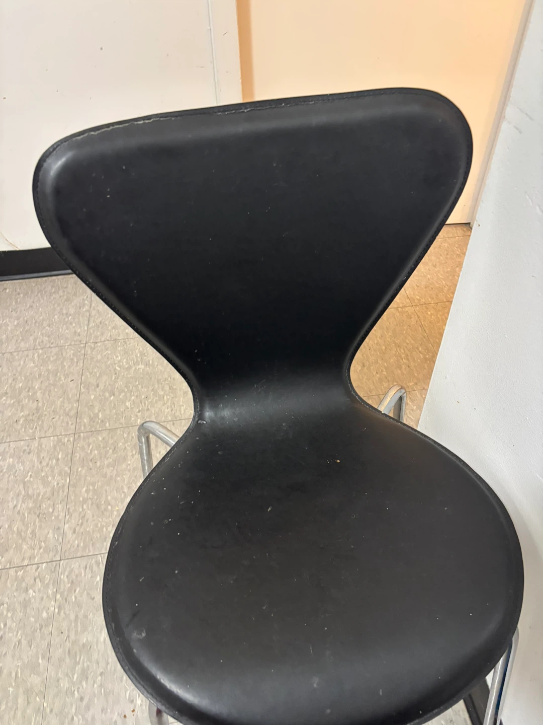 2 Black Bar Stool/chair
