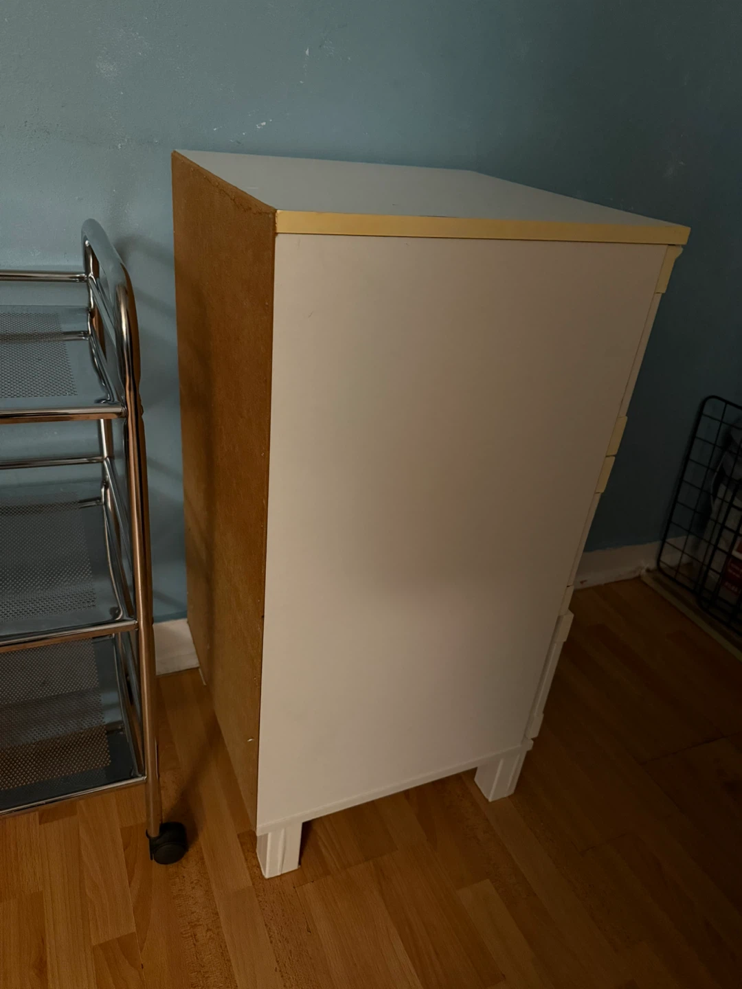 White 3-Drawer Storage Unit - photo 3