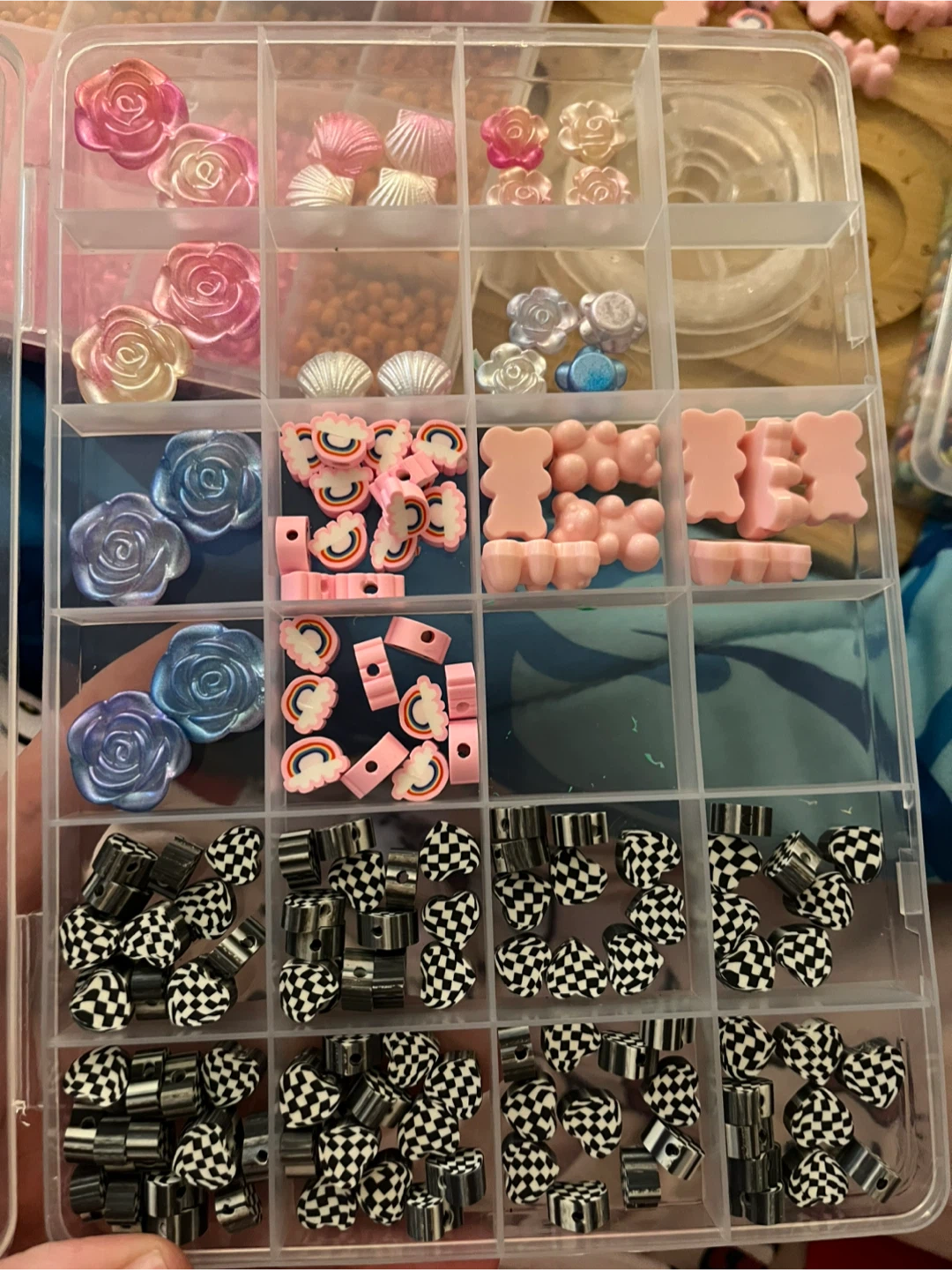 Assorted Craft Beads and Charms