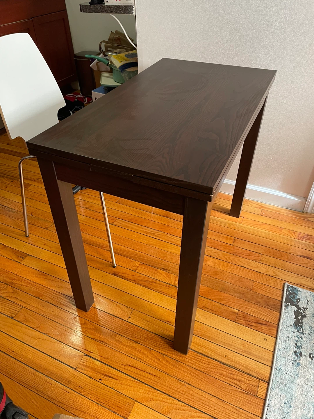 Extendable Table - Dark Wood - photo 2