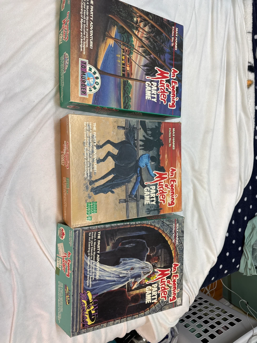 Max Haines An Evening of Murder Party Game Collection