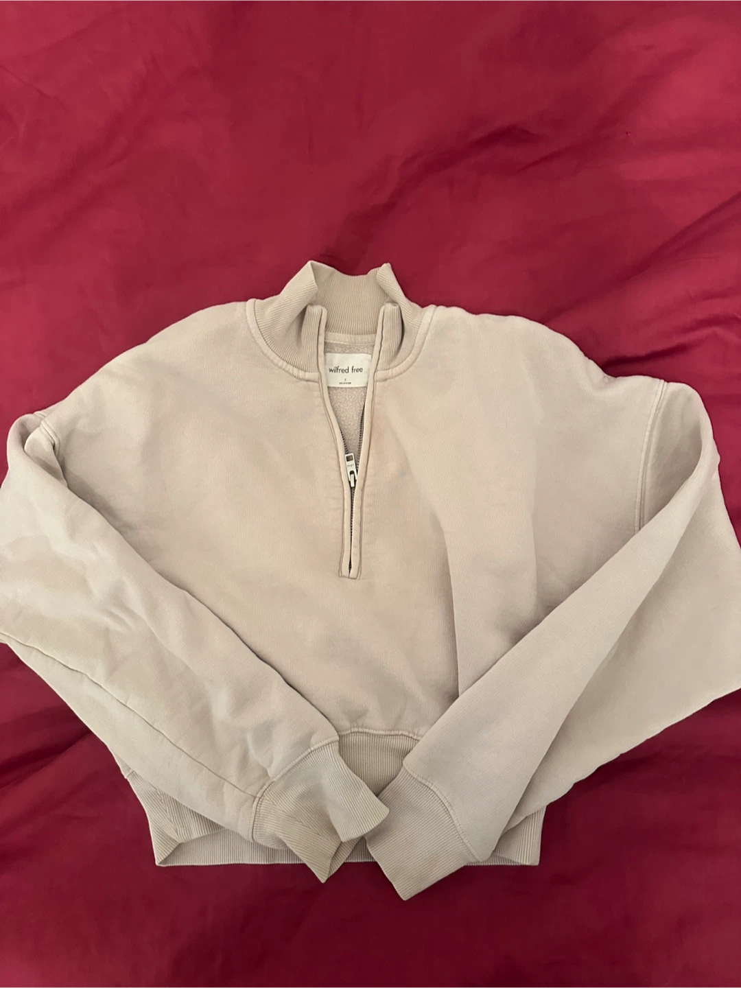 Wilfred Free Quarter Zip Sweatshirt