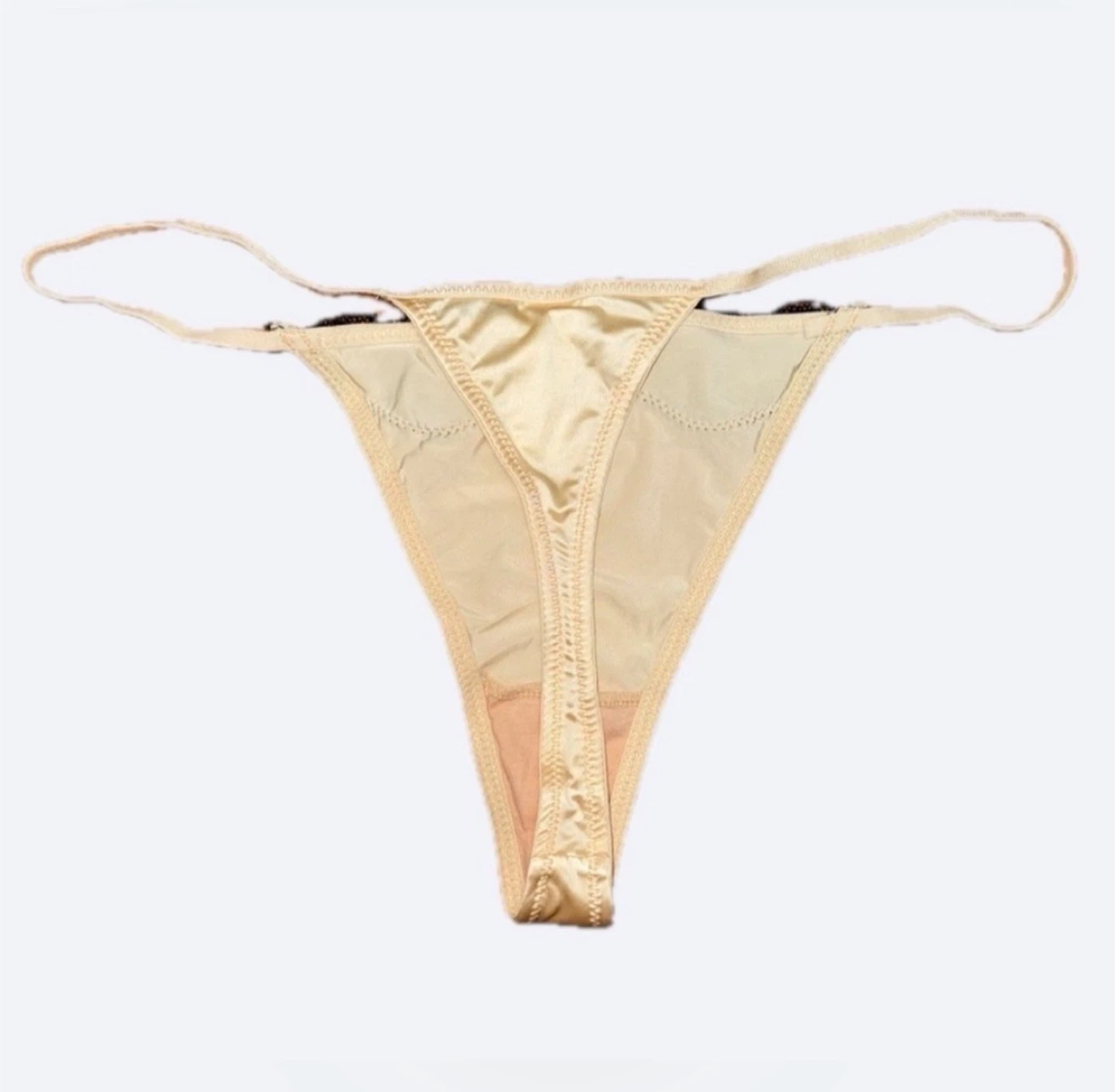 NEW! Luxurious Satin & Lace Panty Thong Bundle - photo 2