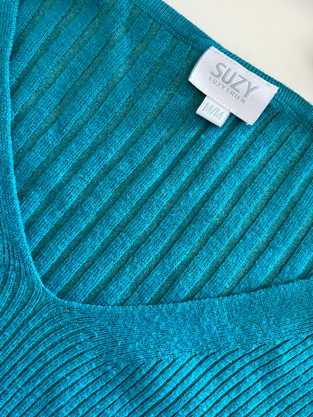 Vintage Ribbed V-Neck Sweater | Women - photo 2