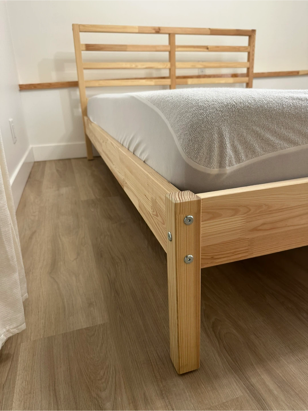 Ikea Double-Full bed frame *Like New *Free delivery - photo 3
