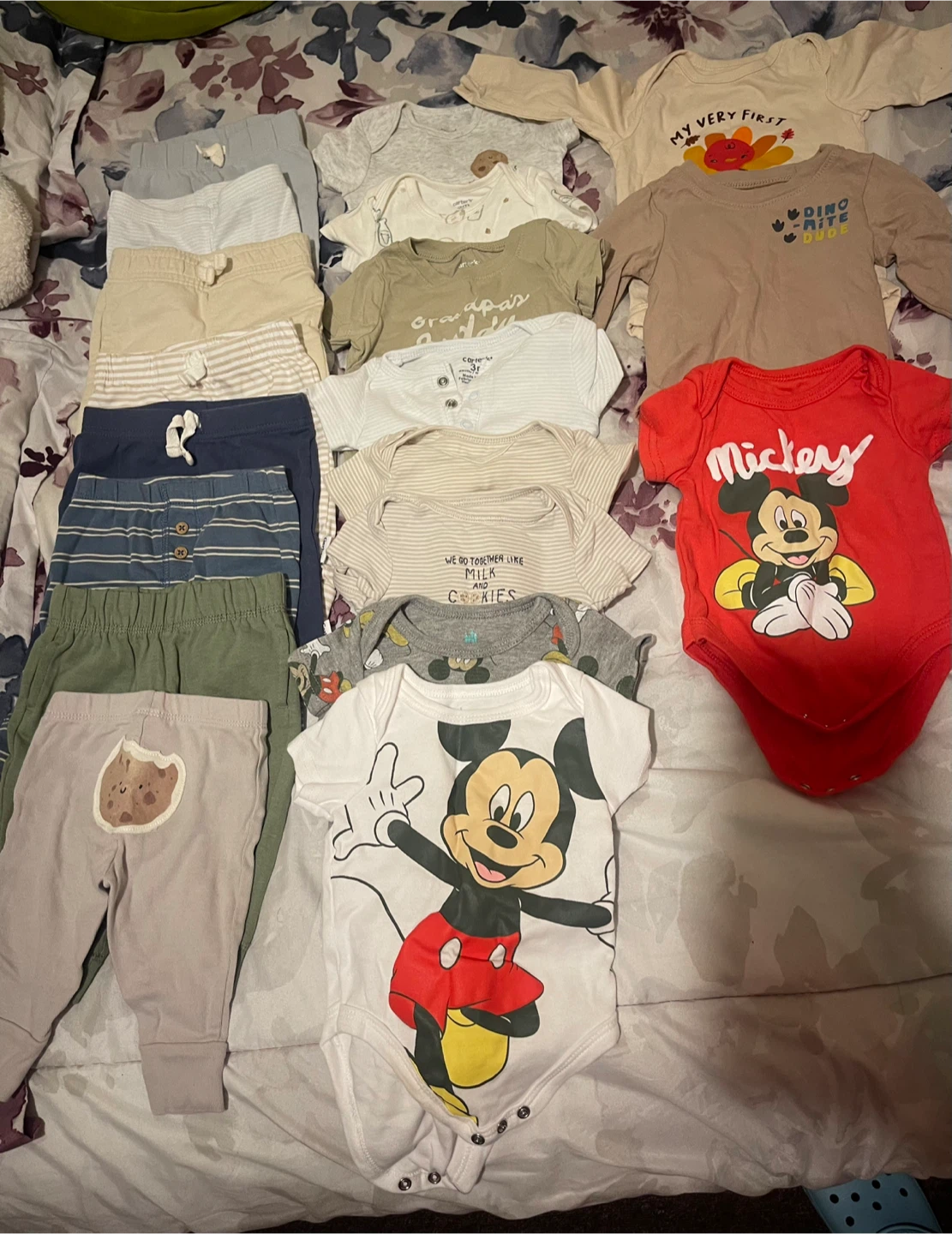 Baby Clothes Lot - Disney Mickey Mouse & More