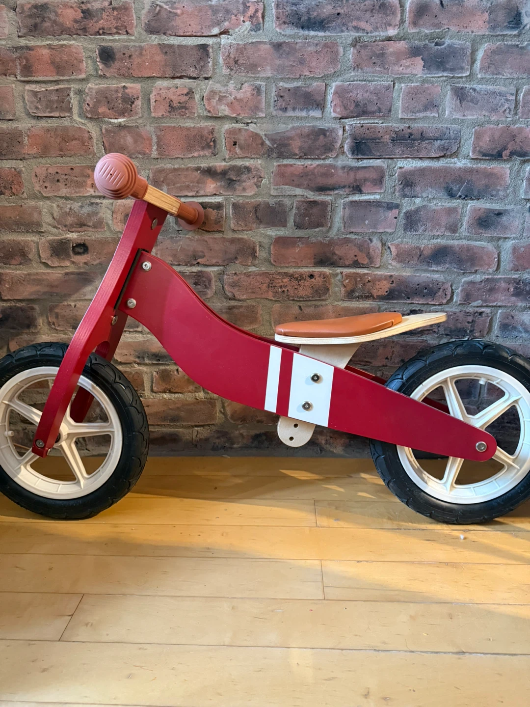 Coco Village Wooden Balance Bike - Red