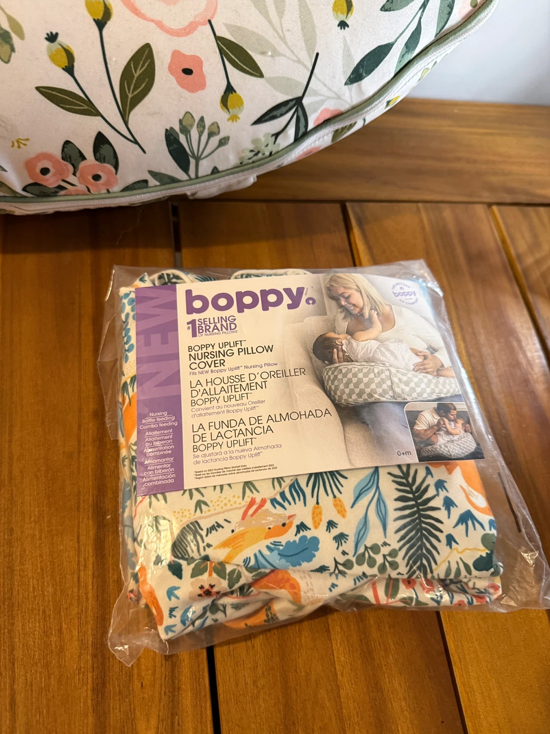 Boppy UPLIFT Nursing Pillow with Cover - Floral Print - photo 3