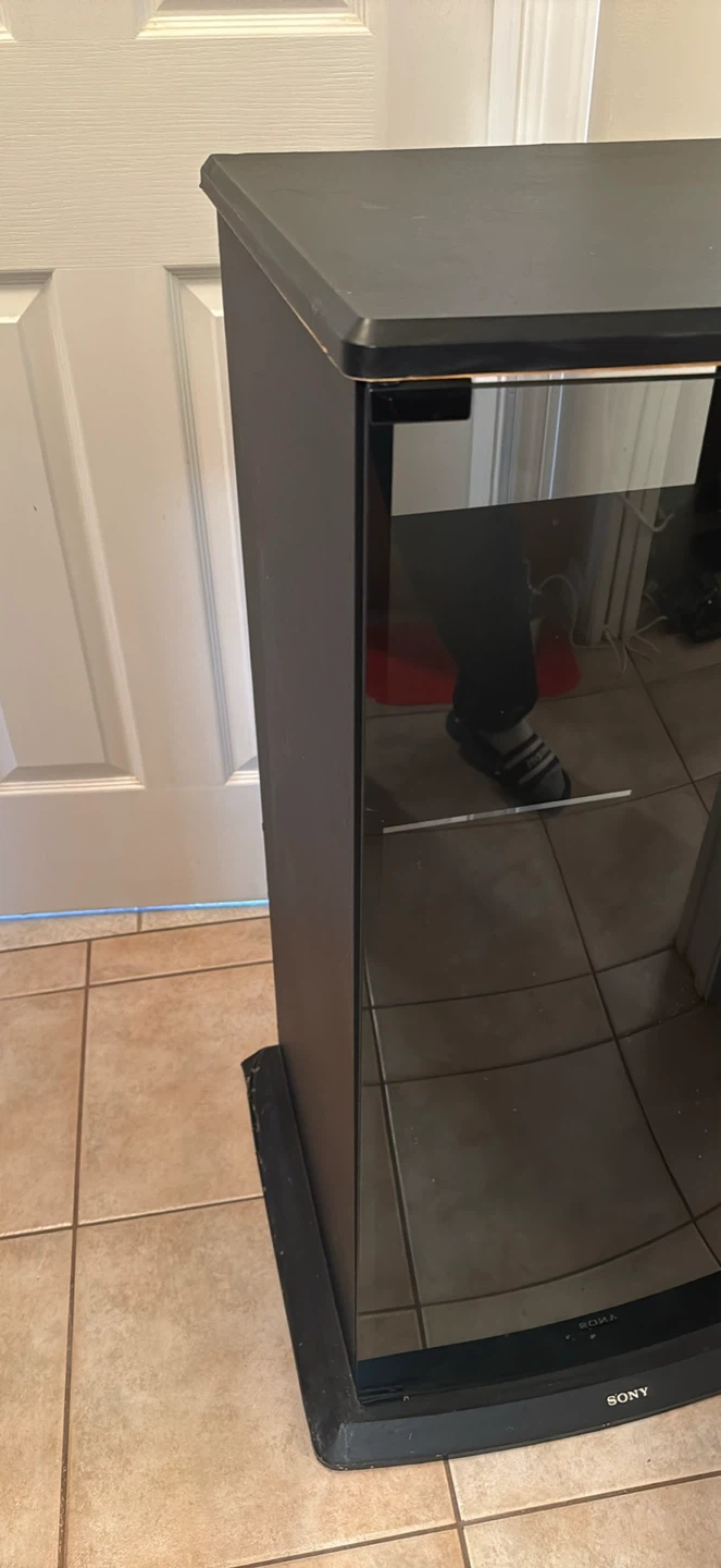 Sony Black Media Stand with Glass Door - photo 3