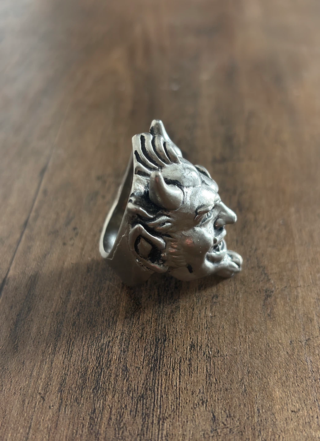 Han Cholo Devil Head Ring 925 Silver - Hurry Up! - photo 3