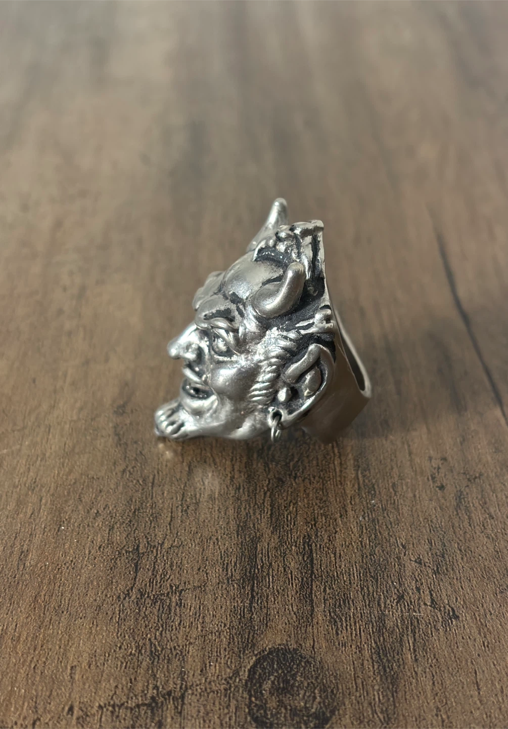 Han Cholo Devil Head Ring 925 Silver - Hurry Up! - photo 4
