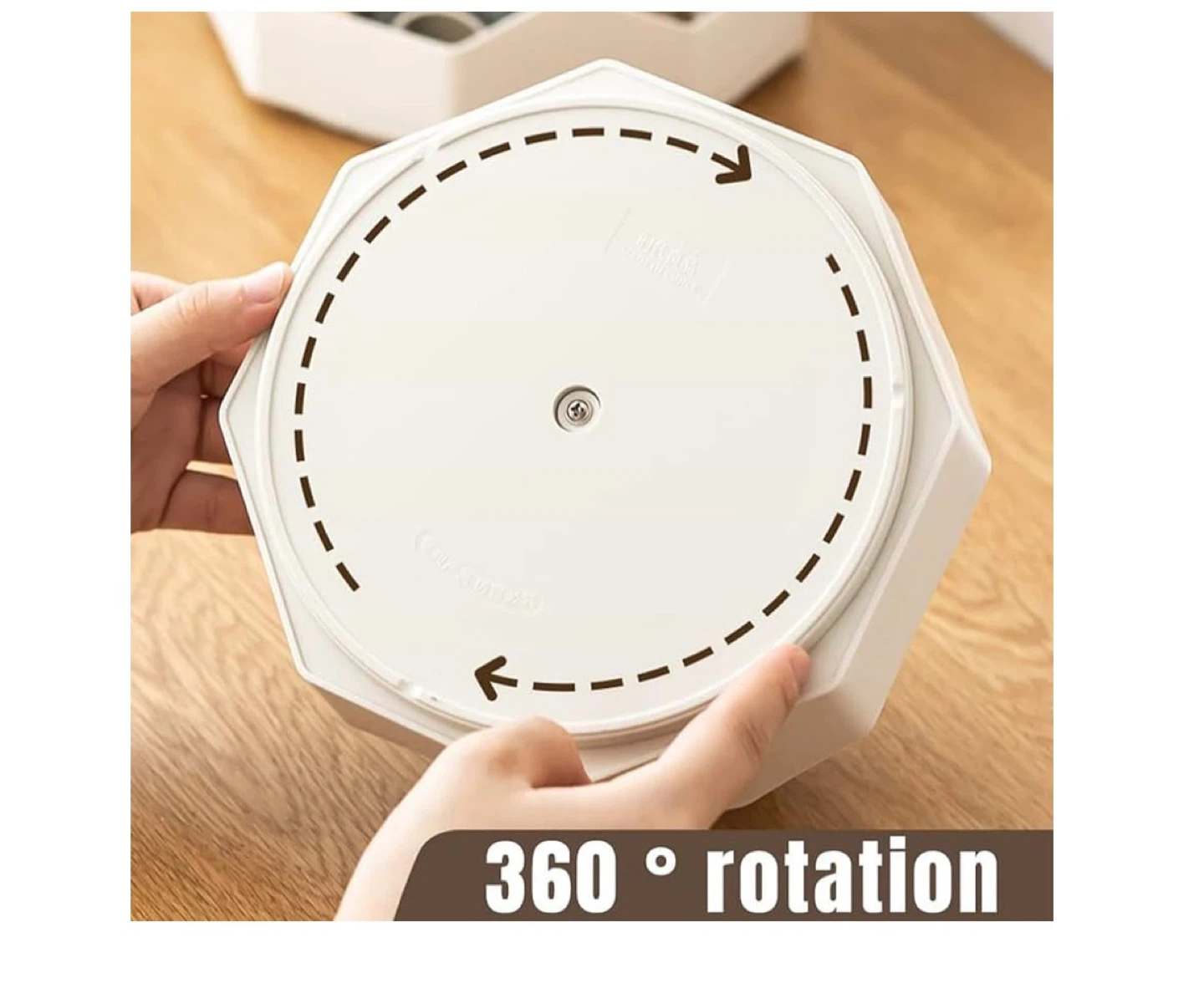 BRAND NEW 360° Rotating Desk Organizer Holder - White - photo 4