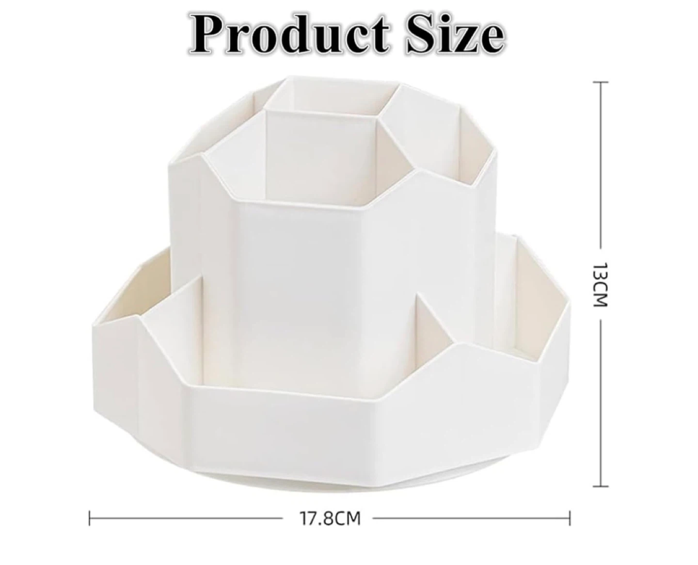 BRAND NEW 360° Rotating Desk Organizer Holder - White - photo 3